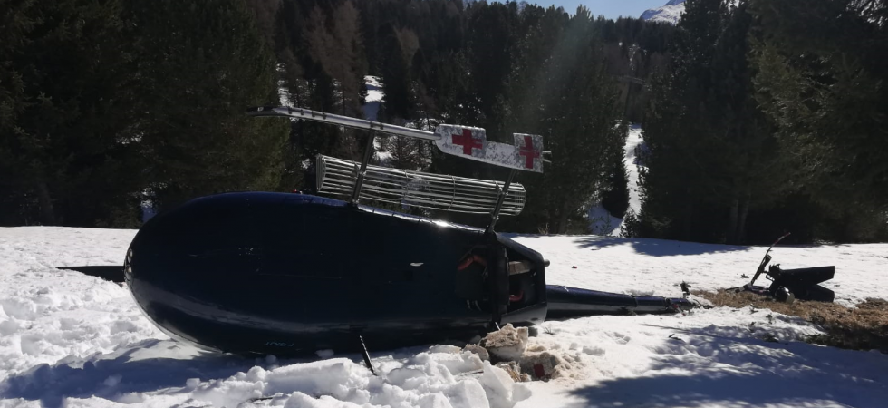 Elicottero precipitato sul Lusia, il pilota ha 83 anni